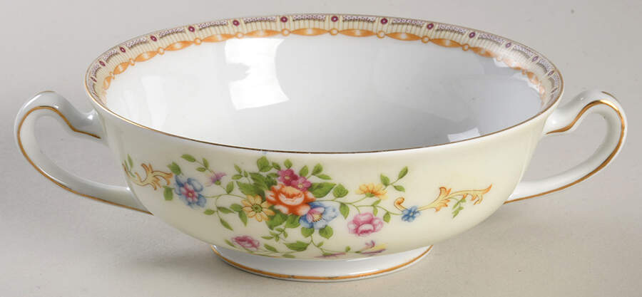 IMP30 Footed Cream Soup Bowl by Imperial (Japan)-1
