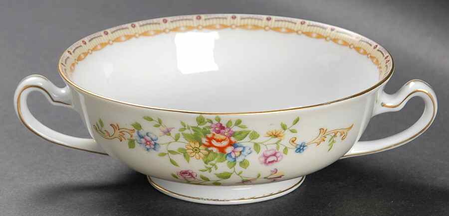 IMP30 Footed Cream Soup Bowl by Imperial (Japan)-1