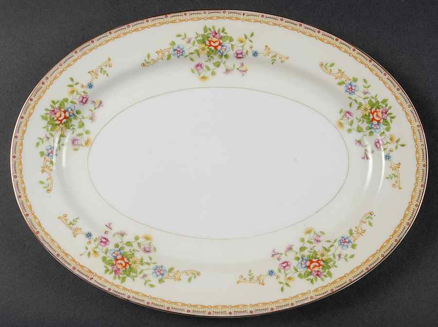 IMP30 11" Oval Serving Platter by Imperial (Japan)-1