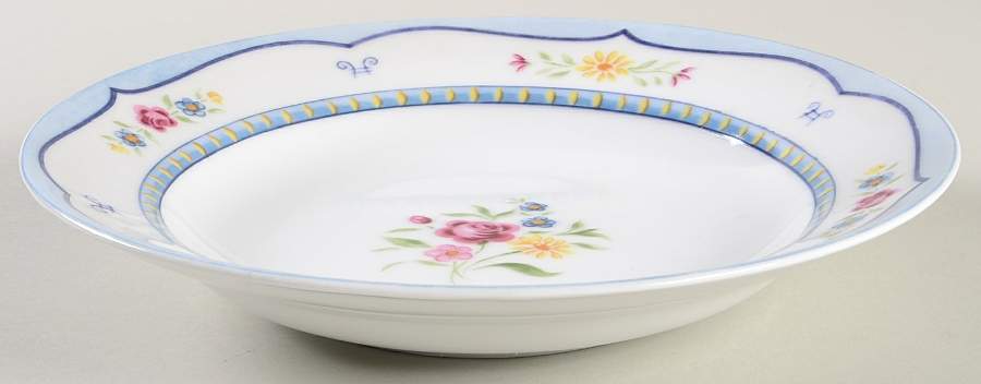 Genevieve Large Rim Soup Bowl by Interiors (PTS)-1