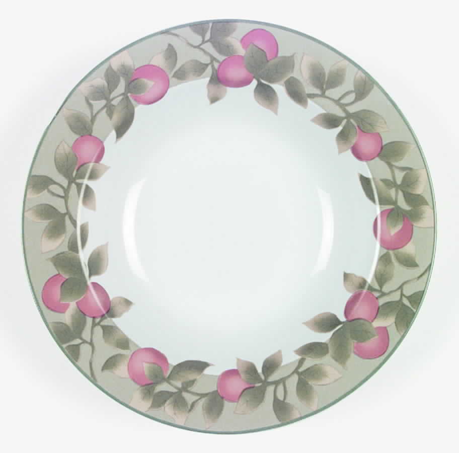 Orchard Peach Large Rim Soup Bowl by Interiors (PTS)-1