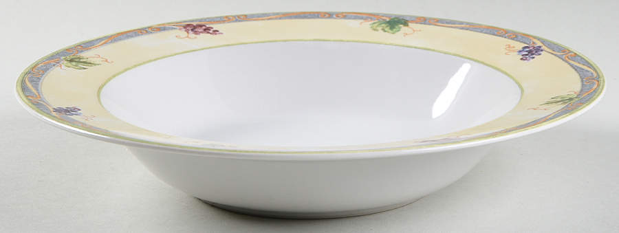 Tuscan Country Large Rim Soup Bowl by Interiors (PTS)-1