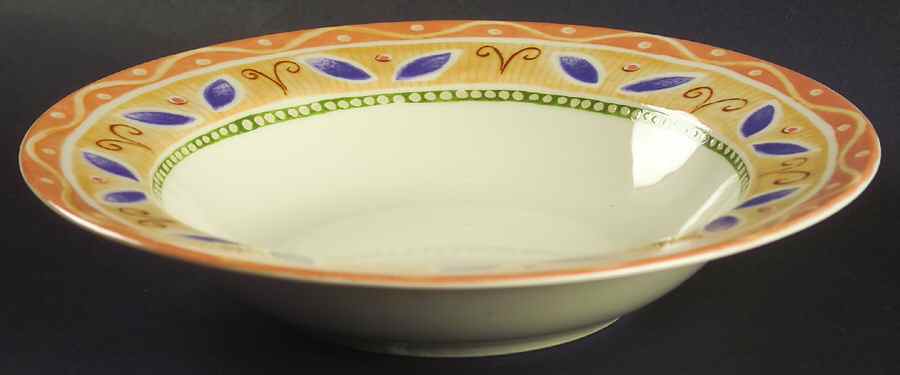 Salerno Large Rim Soup Bowl by Interiors (PTS)-1