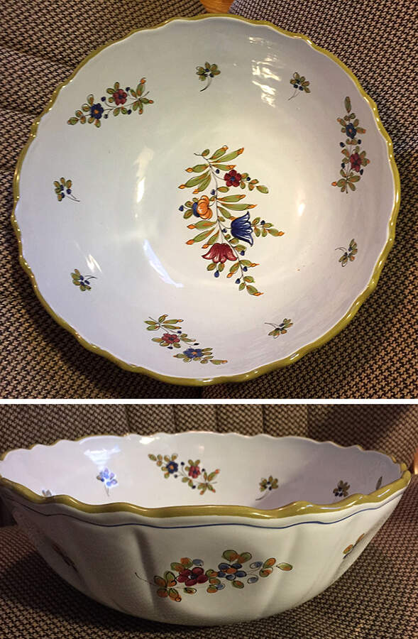 010835 11" Large Salad Serving Bowl by Italy-1
