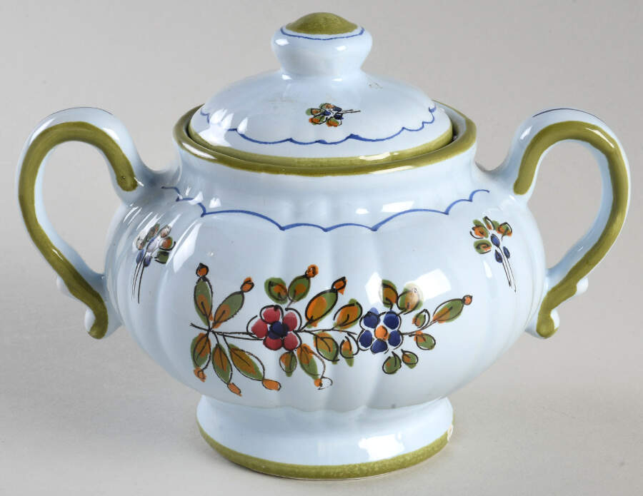 010835 Sugar Bowl & Lid by Italy-1