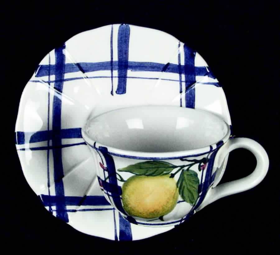 ITY39 Flat Cup & Saucer Set by Italy-1