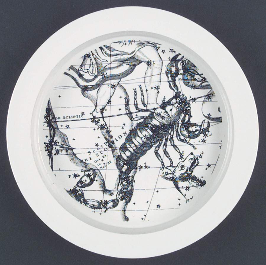Astrology Large Rim Soup Bowl by Iroquois-1