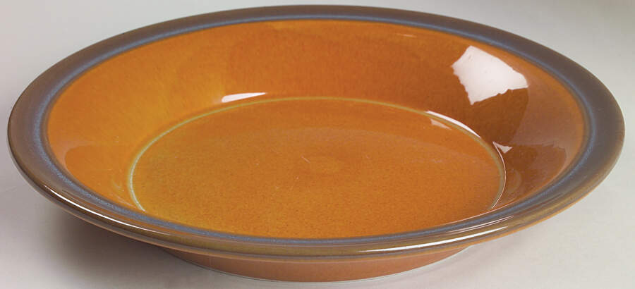 Prairie Adobe Red (Indonesia) 12" Pasta Serving Bowl by Interiors (PTS)-1