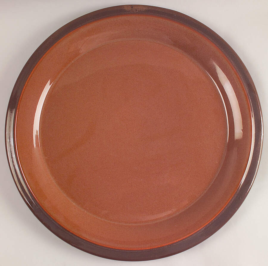Prairie Adobe Red (Indonesia) 12" Chop Plate (Round Platter) by Interiors (PTS)-1