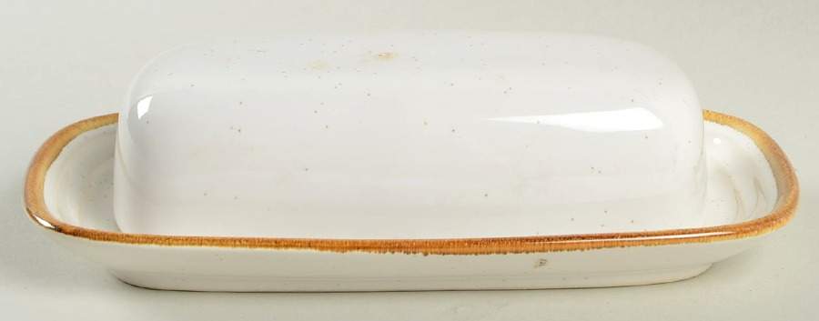 Stone Glaze 1/4 Lb Covered Butter by Imperial (Japan)-1