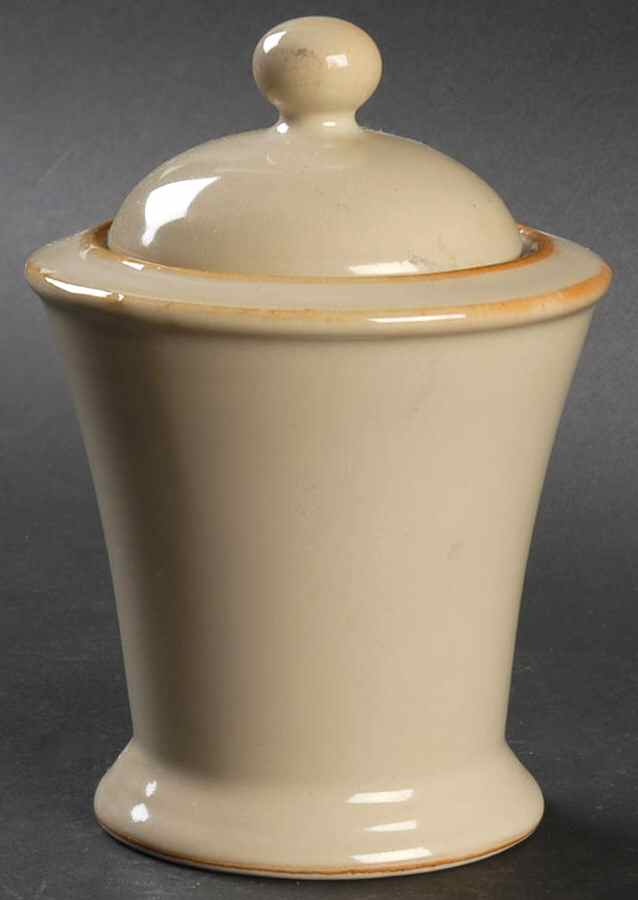 Prairie Golden Wheat (China) Sugar Bowl & Lid by Interiors (PTS)-1