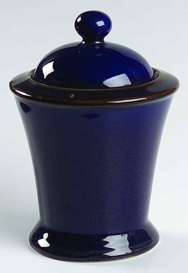 Prairie Midnight Pond Blue Sugar Bowl & Lid by Interiors (PTS)-1