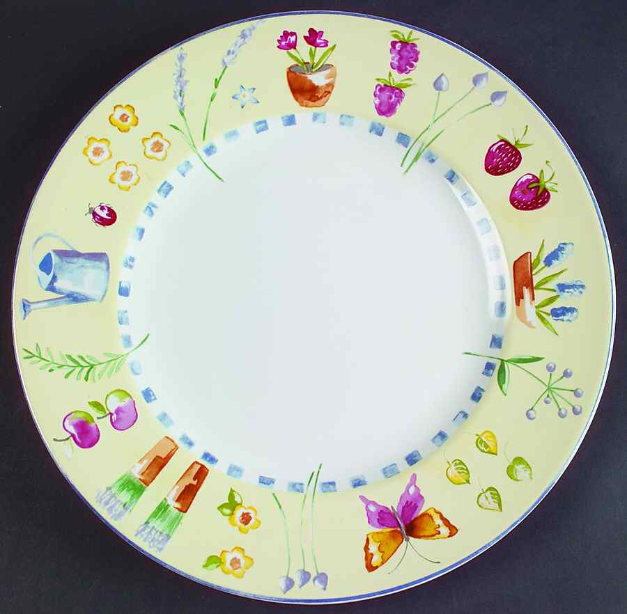 Garden Delights Dinner Plate by Interiors (PTS)-1