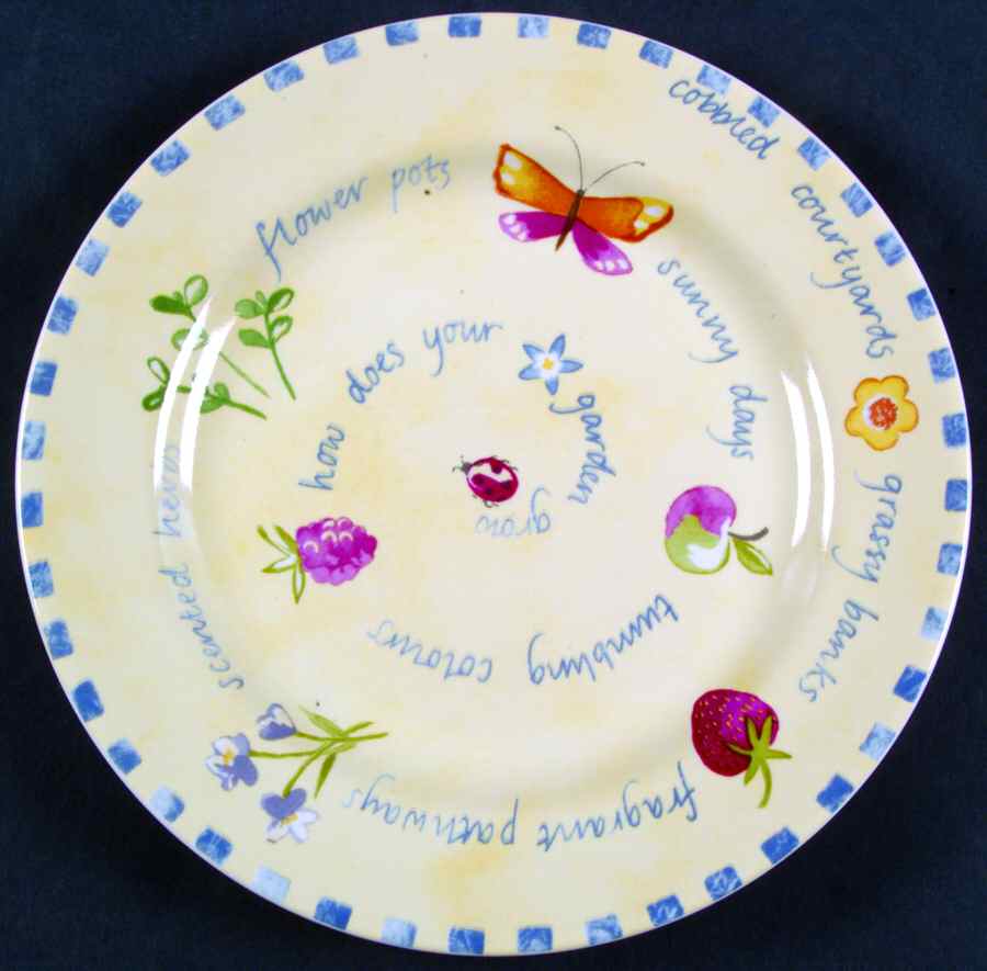Garden Delights Salad Plate by Interiors (PTS)-1