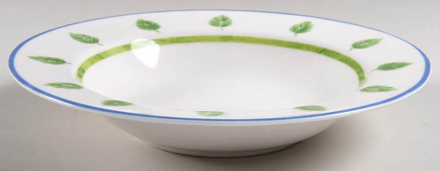 Cote D Azur Large Rim Soup Bowl by Interiors (PTS)-1