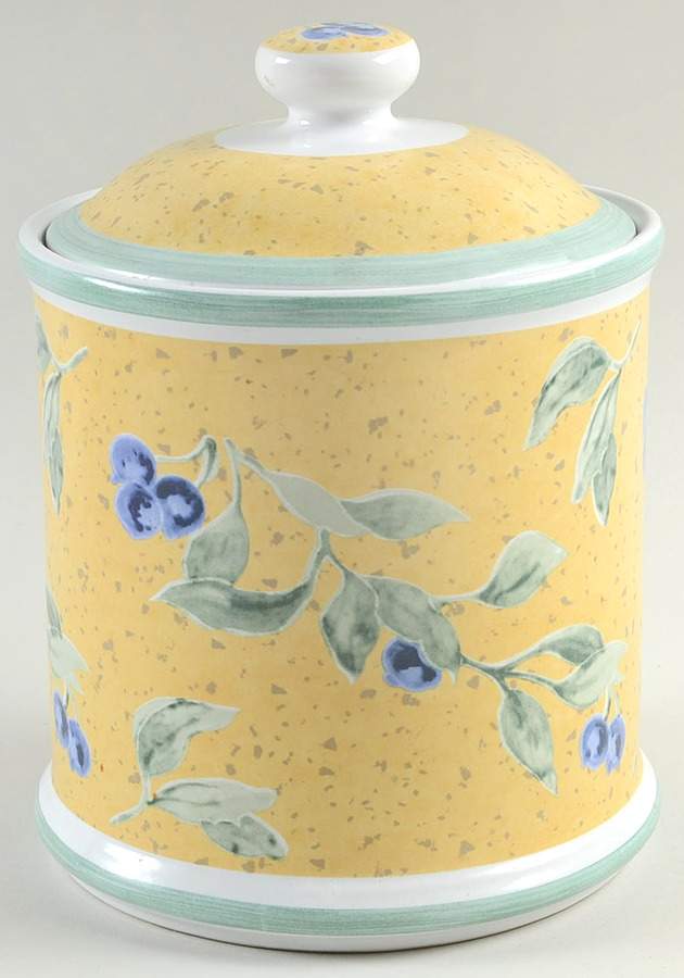 Blueberry Large Canister & Lid by Interiors (PTS)-1