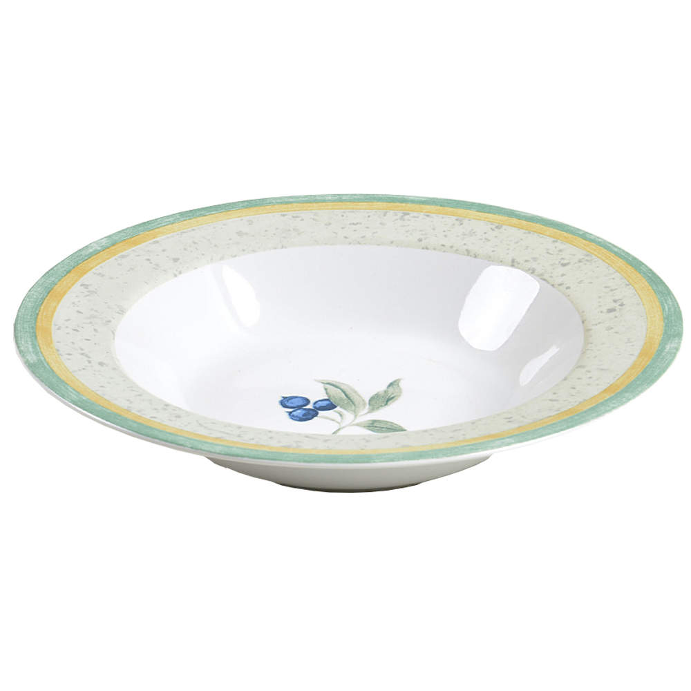Blueberry Large Rim Soup Bowl by Interiors (PTS)-1