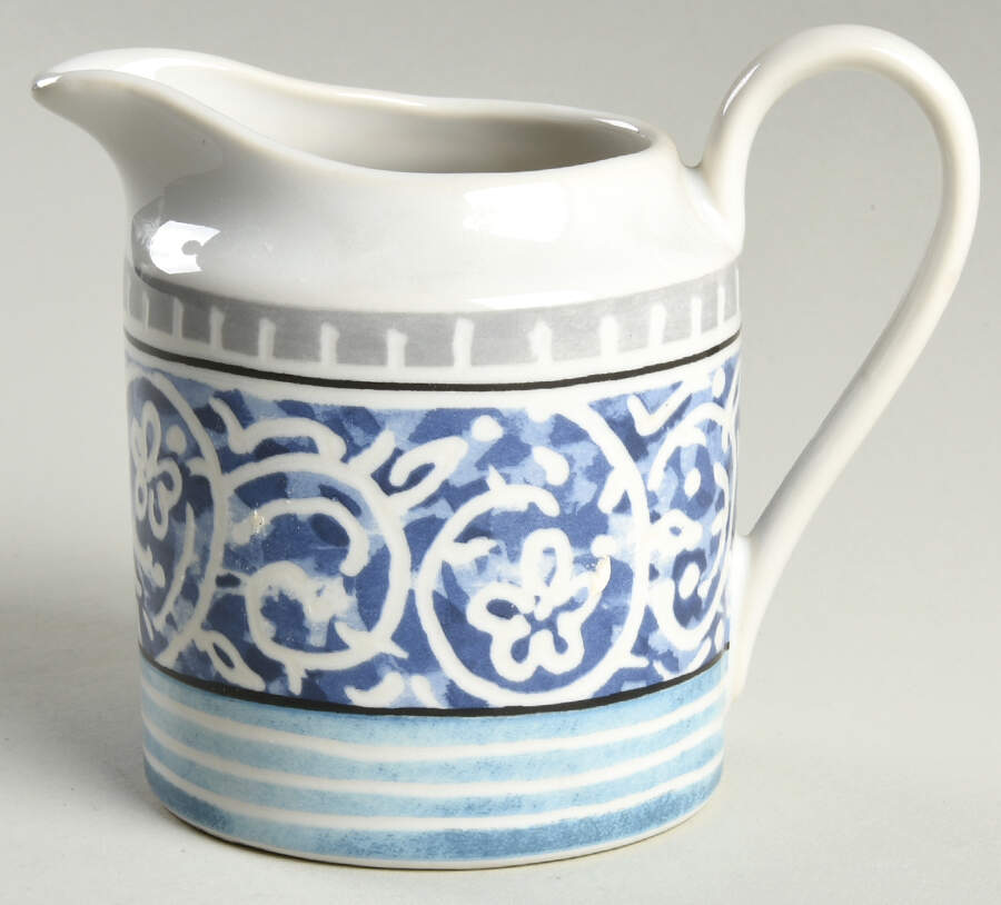 Madrigal Blue Creamer by Interiors (PTS)-1