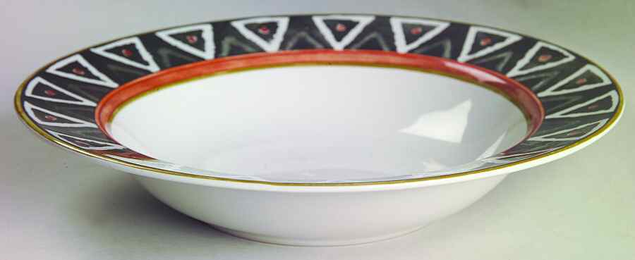 Phoenix Rim Soup Bowl by Interiors (PTS)-1