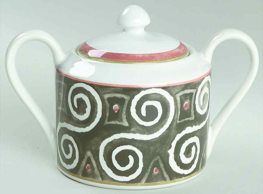 Phoenix Sugar Bowl & Lid by Interiors (PTS)-1