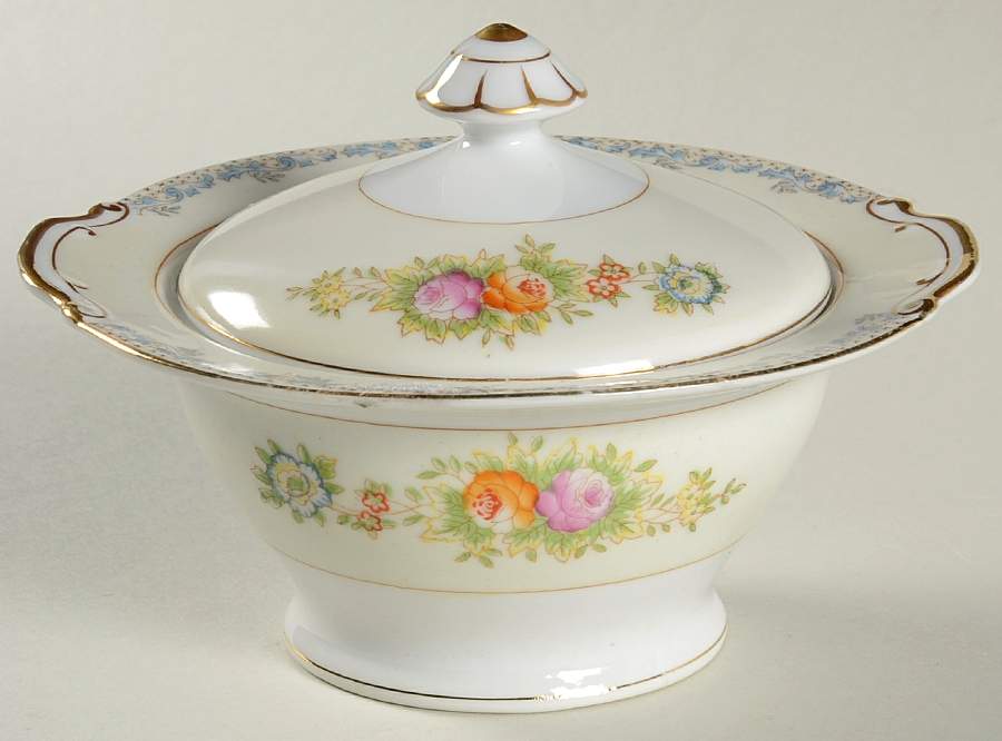 IMP36 Sugar Bowl & Lid by Imperial (Japan)-1