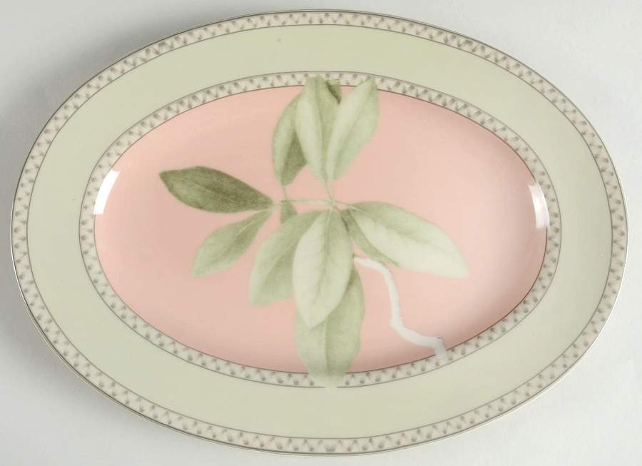 Somerville 14" Oval Serving Platter by Interiors (PTS)-1