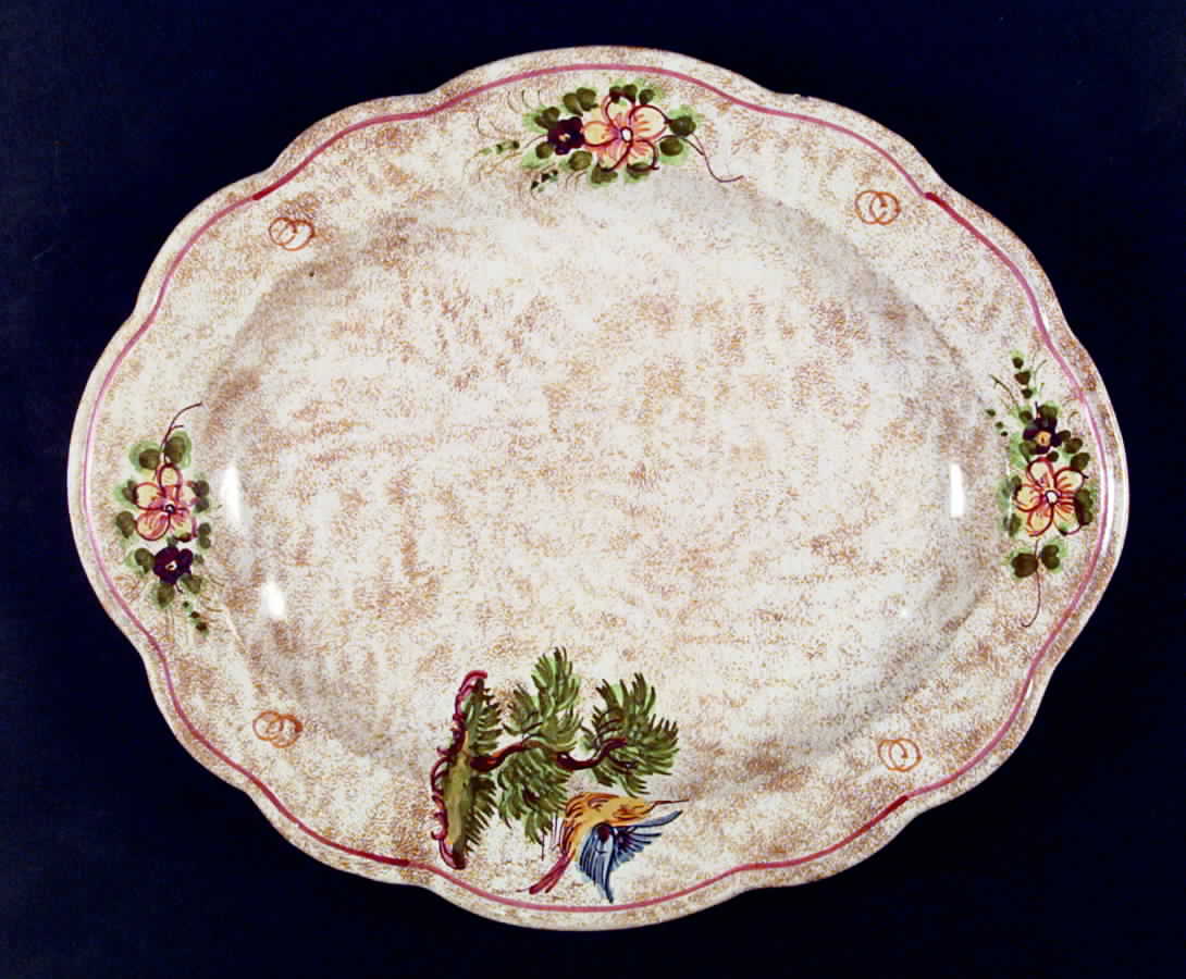ITY66 15" Oval Serving Platter by Italy-1