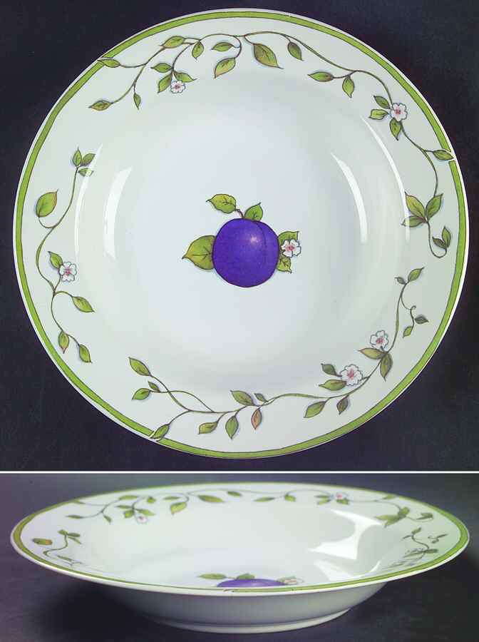 Annies Orchard Large Rim Soup Bowl by International-1