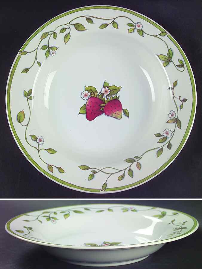 Annies Orchard Large Rim Soup Bowl by International-1