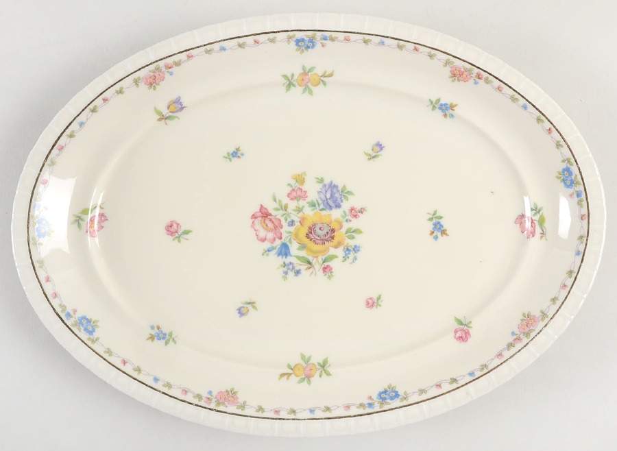 IMB21 12" Oval Serving Platter by Imperial Bohemian-1