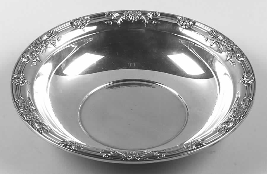 Wild Rose-New (Sterling, 1948, New, Hollowware) 10" Round Vegetable Bowl by International Silver-1