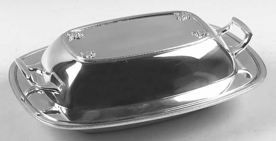 Adoration (Silverplate, Hollowware) Double Vegetable Bowl by International Silver-1