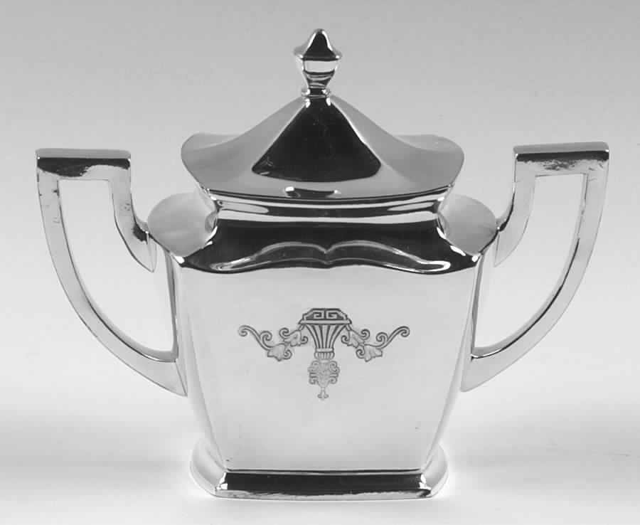 Century (Silverplate, Hollowware) Sugar Bowl & Lid by International Silver-1