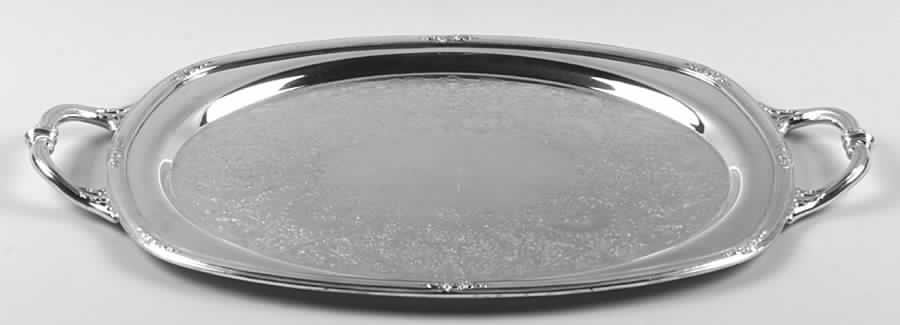 Youth (Silverplate, Hollowware) Small Silverplate Waiter Tray by International Silver-1