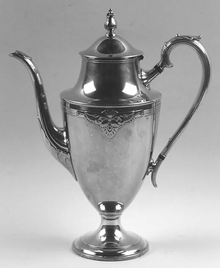 Guild-Cadence (Silverplate, Hollowware) Silverplate Coffee Pot by International Silver-1