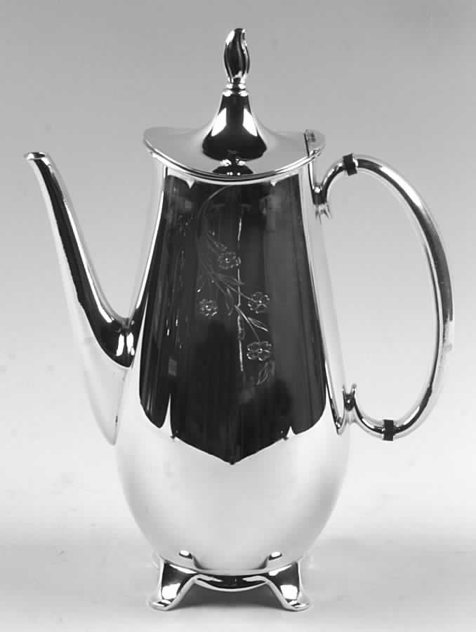 Springtime (Silverplate, Hollowware) Silverplate Coffee Pot by International Silver-1