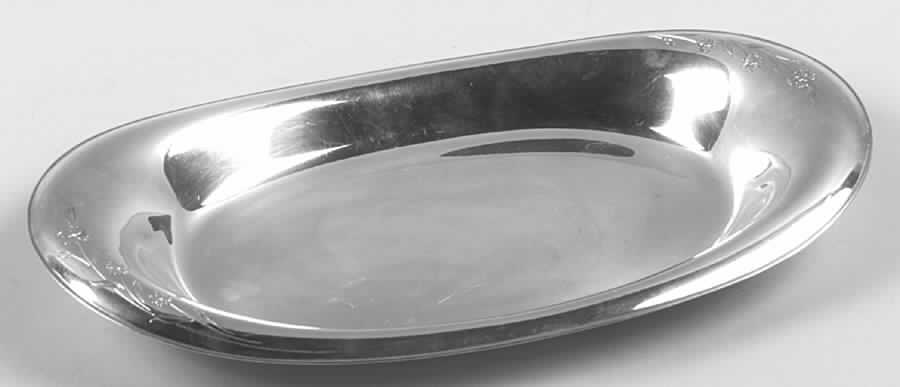 Springtime (Silverplate, Hollowware) Silverplate Bread Tray by International Silver-1