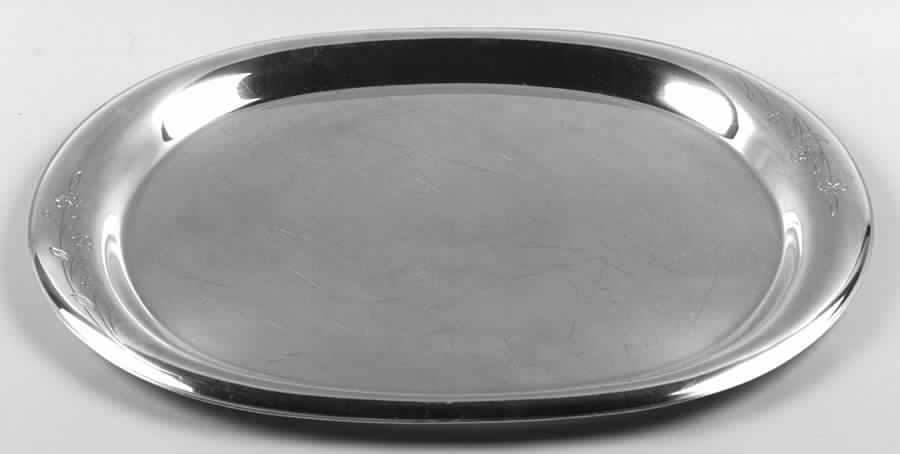 Springtime (Silverplate, Hollowware) Medium Plated Meat Platter No Well by International Silver-1