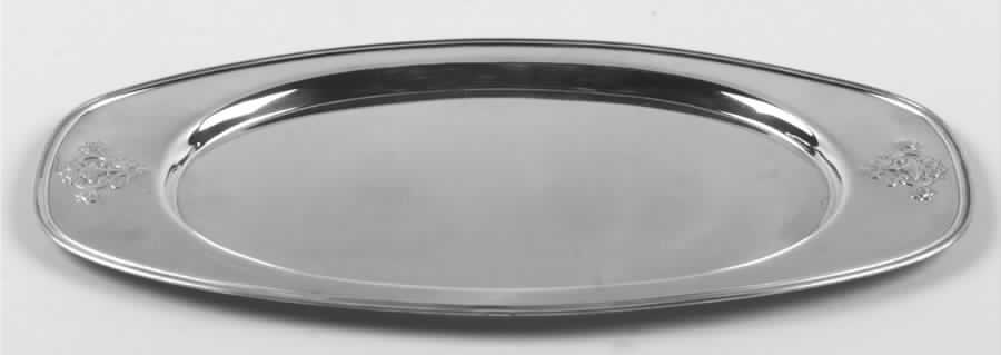 Princess-Lady Doris (Silverplate, Hollowware) Silverplate Tray (for Creamer and Sugar Set) by International Silver-1