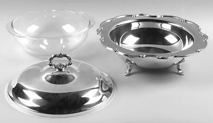 Reflection (Silverplate, Hollowware) Silverplate Round Covered Casserole by International Silver-1
