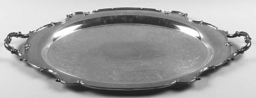 Reflection (Silverplate, Hollowware) Silverplate Waiter Tray by International Silver-1