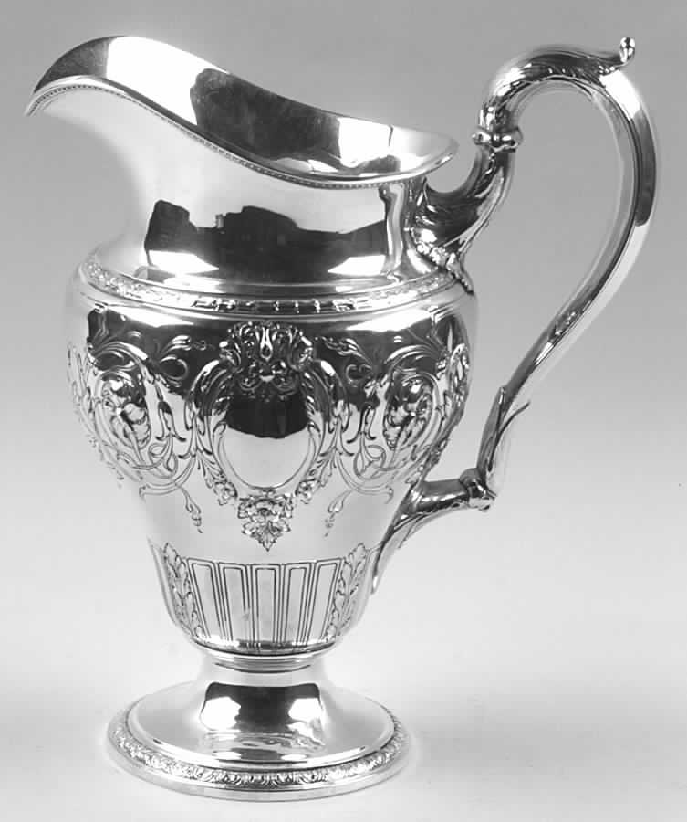 Fontaine (Sterling, 1924, Hollowware) Sterling Water Pitcher by International Silver-1