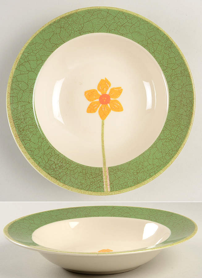 Le Jardin Large Rim Soup Bowl by Interiors (PTS)-1