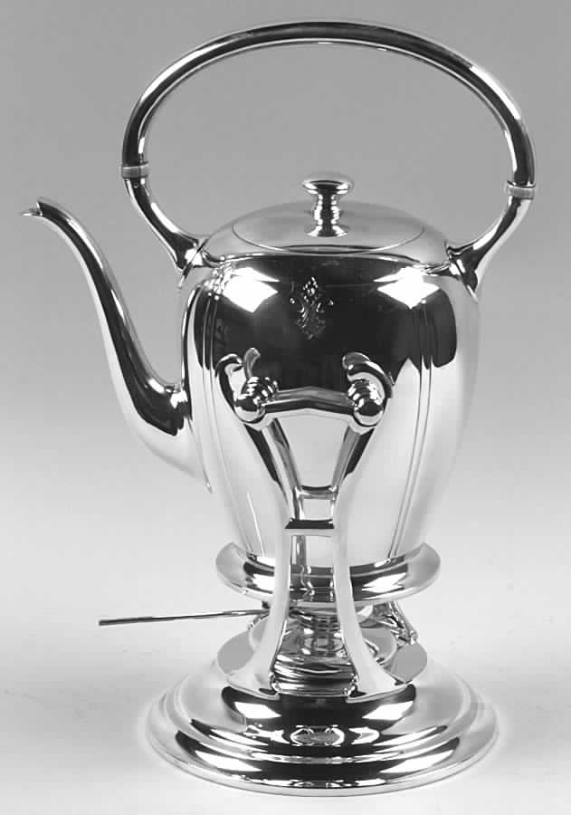 Sedan (Sterling, Hollowware) Kettle, Stand & Burner by International Silver-1