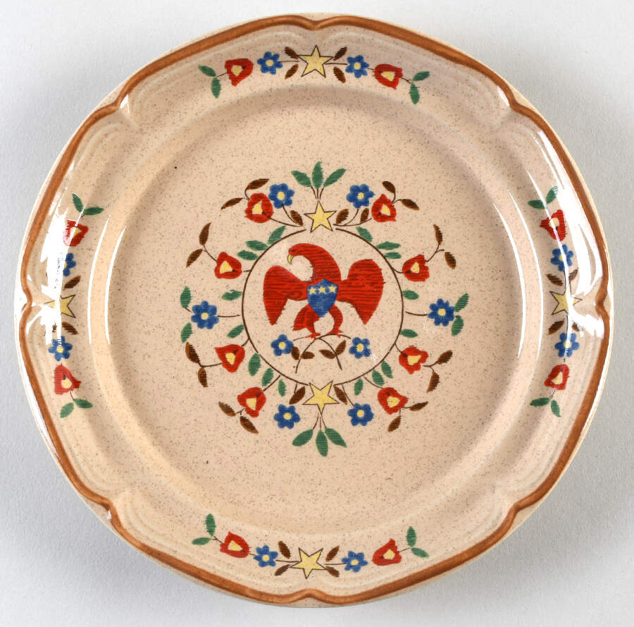 American Eagle Salad Plate by International-1