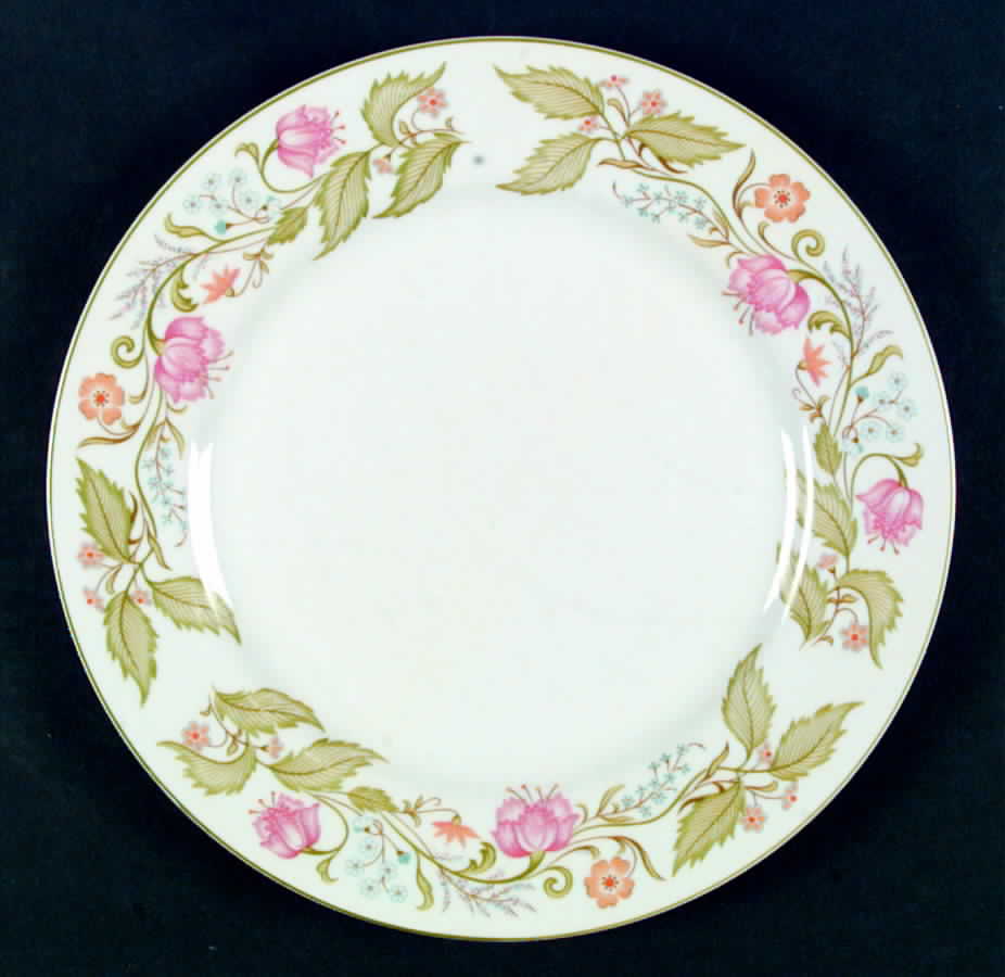 Oriental Lotus Dinner Plate by Image Gallery-1