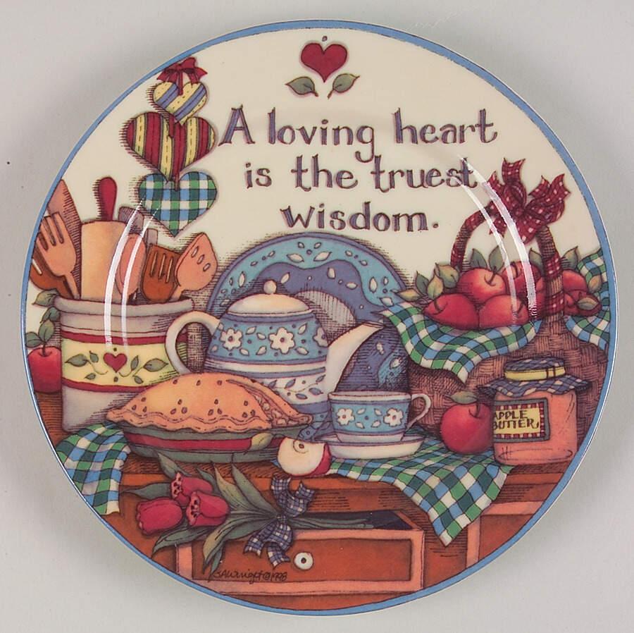 Heartsongs Salad Plate by International-1