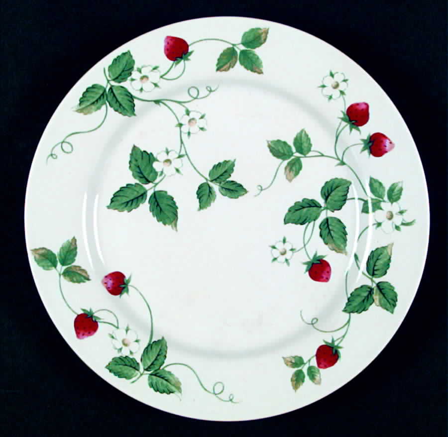 Strawberry Fair (No Green Trim) Salad Plate by International-1