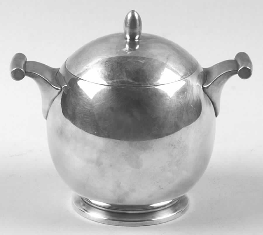 Arcadia (Silverplate, Hollowware) Sugar Bowl & Lid by International Silver-1