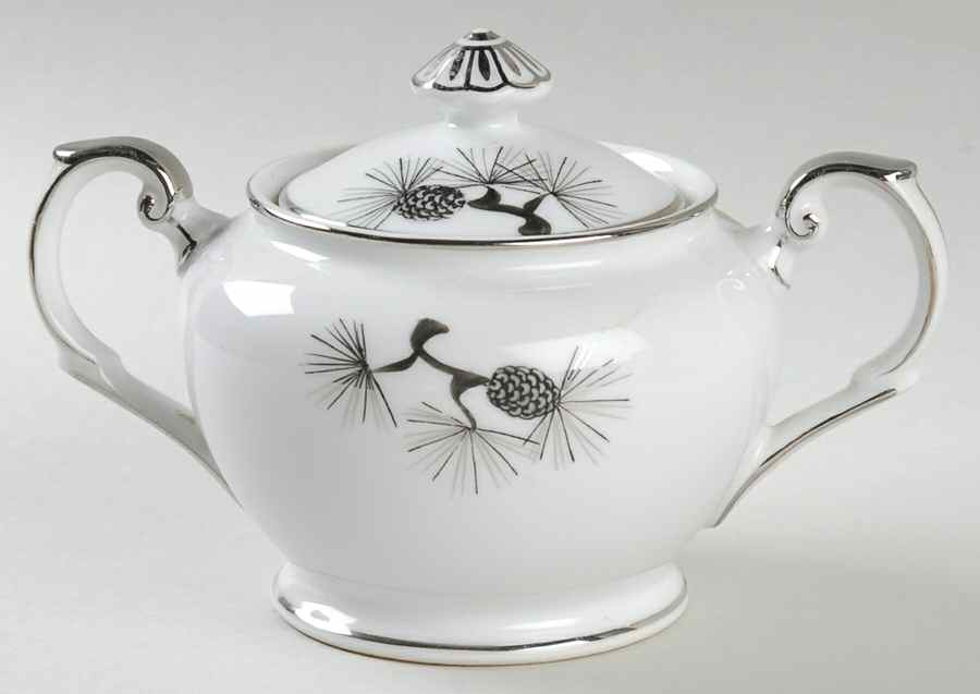 5089 Sugar Bowl & Lid by I China (Japan)-1